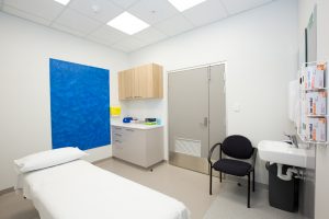 treatment room inside specialist clinics at blackwood hospital